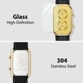 thumbnail image 4 of Men’s Vintage Quartz Watch Rectangular Dual-Dial Design with Dual Time Zone,Waterproof Man Watch with Leather Strap, Perfect for Travel & Business, 4 of 7
