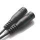 thumbnail image 2 of GOOHOCHY Cable Divisor De Audio 3.5mm Negro Con Adaptador Para Auriculares Y Micrófono Portátil, 2 of 5