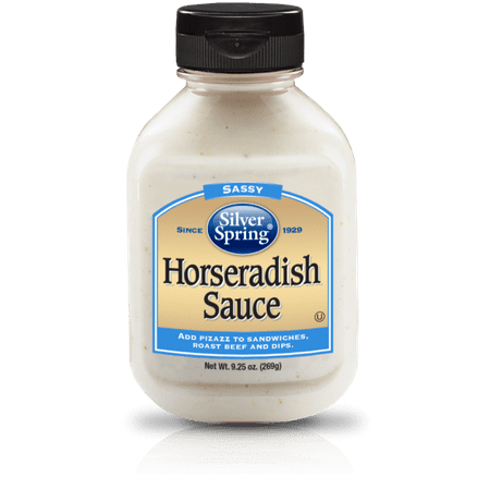 (4 Pack) Silver Spring Sassy Horseradish Sauce, 9.25