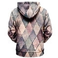 thumbnail image 5 of Men's Print Plush Warm Coat Fleece Sweater Casual Coat Pocket Sweater Autumn Winter CoatM, 5 of 5