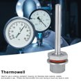 thumbnail image 3 of Kit De Termómetro, Thermowell Duradero De 4 Pulgadas Para La Empresa De Cocción Para La Aplicación Hidráulica Para La Refrigeración De Alimentos Para El Procesamiento De, 3 of 7