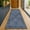 Dark Blue, variant on Moss Green Washable 2x4 Indoor Entry Rug, Vintage Floral Small Non-Slip Kitchen Bathroom Rug, Boho Dark Taupe Floor Mat for Front Door