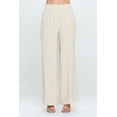 thumbnail image 5 of RENEE C Linen Wide Leg Pants with Pockets, 5 of 11
