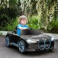 thumbnail image 2 of Aosom 12V Electric Ride on Car w/ Remote Control, Portable Battery, Black, 2 of 9