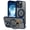 Blue, variant on CASEFIV for iPhone 16 Pro Max Case,360° Rotatable Ring Holder Kickstand,Compatible with Magsafe, Slim Shockproof Translucent Matte Hard Back Soft Edge Anti-Fingerprint,Gray