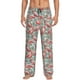 thumbnail image 1 of Balery Pink Flamingo Pantalones de pijama para hombre, pijama ultraligero, pantalón de descanso-Large, 1 of 6