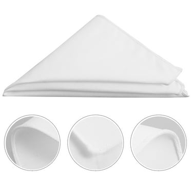 FOLOYORI Handkerchief Cotton White 1Set 9In