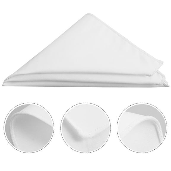 FOLOYORI Handkerchief for Men Cotton White 1Pack 9In