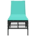 thumbnail image 3 of vidaXL Patio Sun Lounger Black PE rattan Standard Patio Sun Lounger, 3 of 5
