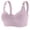 Purple, variant on No Underwire Bras for Women Solid Color Sleep Bra for Hot Weather Breathable Everyday Bra XXL