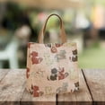 thumbnail image 6 of fenteer Canvas Tote Bag Lightweight Cute Handbag for Office Party Shopping, 6 of 8