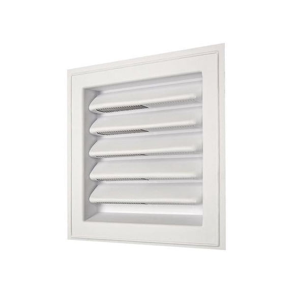 LOUVER PLSTC WHT 8X8"