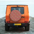 thumbnail image 6 of Zufioo Leopard Print Print Car Tire Dust Cover, Adjustable Tire Protector Cover Anti-UV, Car Accessories for Trucks, SUVs, Vans-17 inch, 6 of 6
