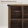 thumbnail image 4 of Soonbuy 9 Cube Storage Organizer Bookshelf, 4 Tier Farmhouse Horizontal Bookcase, 37.4 Inch Wood Storage Bookcase for Entryway, Long Low Bookshelves for Living Room, 4 of 9