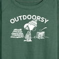 thumbnail image 3 of Peanuts - Outdoorsy Snoopy - Women's Lightweight French Terry Long Sleeve Shirt, 3 of 6