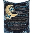 thumbnail image 1 of LHSHID Customized Love Blanket to My Granddaughter from Grandma and Grandpa Just Do You Best Never Forget How Much I Love You Blanket, 1 of 5
