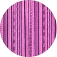 thumbnail image 1 of Ahgly Company Indoor Round Abstract Purple Modern Area Rugs, 7' Round, 1 of 4