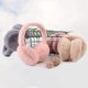 thumbnail image 4 of Orejeras de invierno plegables de felpa cálidas CHAO para niños y niñas Gris, 4 of 4
