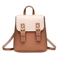 thumbnail image 1 of POINTERTECK Mini Sac à Bandoulière en Cuir PU pour Femmes Sac à Dos à Rabat Sac d'École pour Dames (Rouge), 1 of 6
