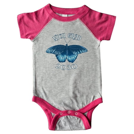 

Inktastic NICU Grad 2030 with Blue Butterfly Gift Baby Boy or Baby Girl Bodysuit
