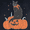 4-Black, variant on Black Cat on Pumpkin Casual Long Sleeve Tops Cute Halloween Cat Lovers Print Hoodies Funny Design Graphic Tees for Daily Outfits Cotton Sweatshirts Black,S