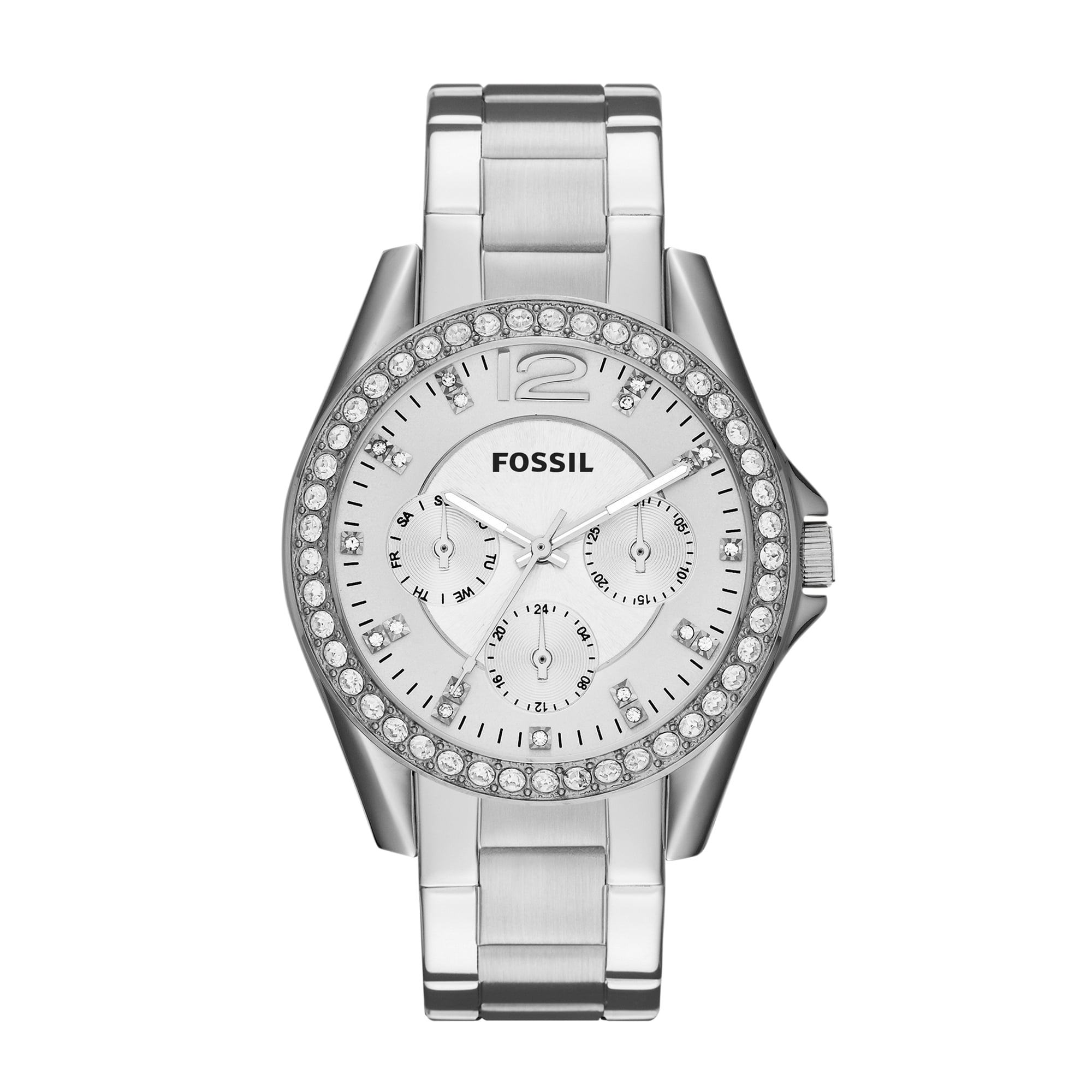 Fossil Women's Riley 38mm Multifunction, Stainless Steel Watch