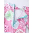 thumbnail image 3 of renvena Baby Girls Long Sleeve Floral Ruffle Swimsuit One Piece Rash Guard Swimwear with Zipper, 3 of 7