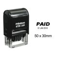thumbnail image 1 of Printtoo Dater Stamp Self Inking With Paid Text Office Stationery Date Rubber Stamp-Black, 1 of 1