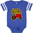thumbnail image 3 of Inktastic Red Tractor Little Brother Boys Baby Bodysuit, 3 of 5