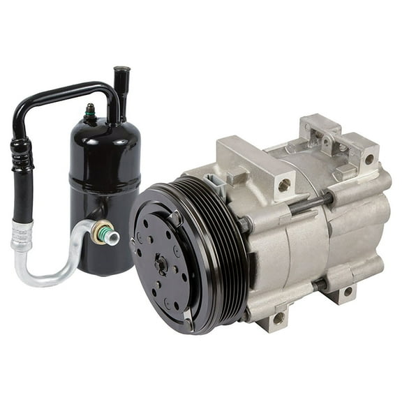 For Ford Escape & Mazda Tribute 2001-2004 OEM AC Compressor w/ A/C Drier - BuyAutoParts