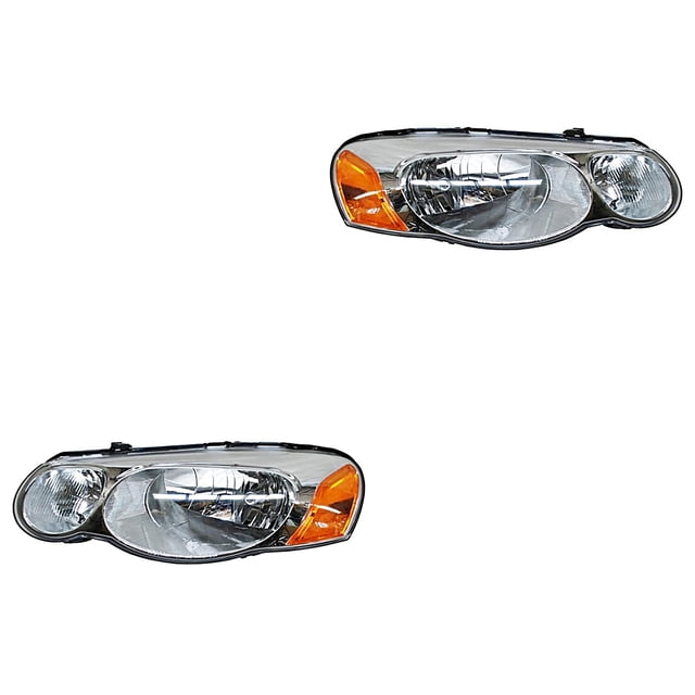 Par de Faros TYC Cirrus 2004 A 2006 Chrysler