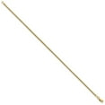 thumbnail image 2 of Auriga Fine Jewelry 14K Yellow Gold 1.3mm Franco Chain Bracelet 7 inch for Women, 2 of 6