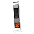 thumbnail image 2 of Calefactor eléctrico de torre, calefactor cerámico PTC con temporizador y protección contra sobrecalentamiento y vuelco, ideal para garaje y baño. Blanco, 2 of 9