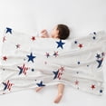 thumbnail image 4 of Honeeladyy 4th of July Plush Throw Blanket, Ultra Soft & Cozy Gift for Kids, Independence Day Present, USA Flag Graphic Warm Lightweight Flannel Throw for Bed, Couch & Travel, 27.56x39.37 in, 4 of 6