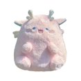 thumbnail image 3 of Muñeco de peluche de dibujos animados para acurrucarse, decoración de habitación para niños, 15,75 pulgadas, peluche suave abrazable Rosa, 3 of 9