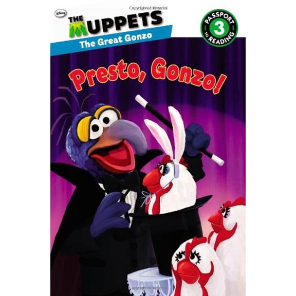 Pre-Owned The Muppets: Presto, Gonzo! (Passport to Reading Level 3), 9780316183109, 0316183105, Paperback,