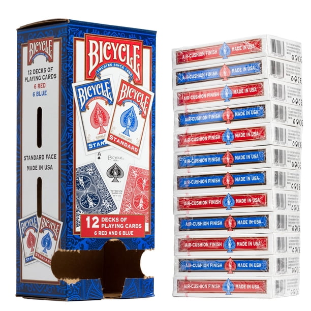 Juego de cartas para bicicleta, póker estándar, tamaño 12 unidades