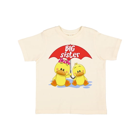 Inktastic Big Sister Duck Girls Toddler T-Shirt