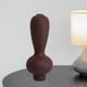 thumbnail image 5 of Decoración de jarrones de cerámica para flores, jarrón alto de cuello rgo artístico, jarrón moderno para decoración del hogar para cocina, oficina, Morado Baoblaze Florero moderno, 5 of 8