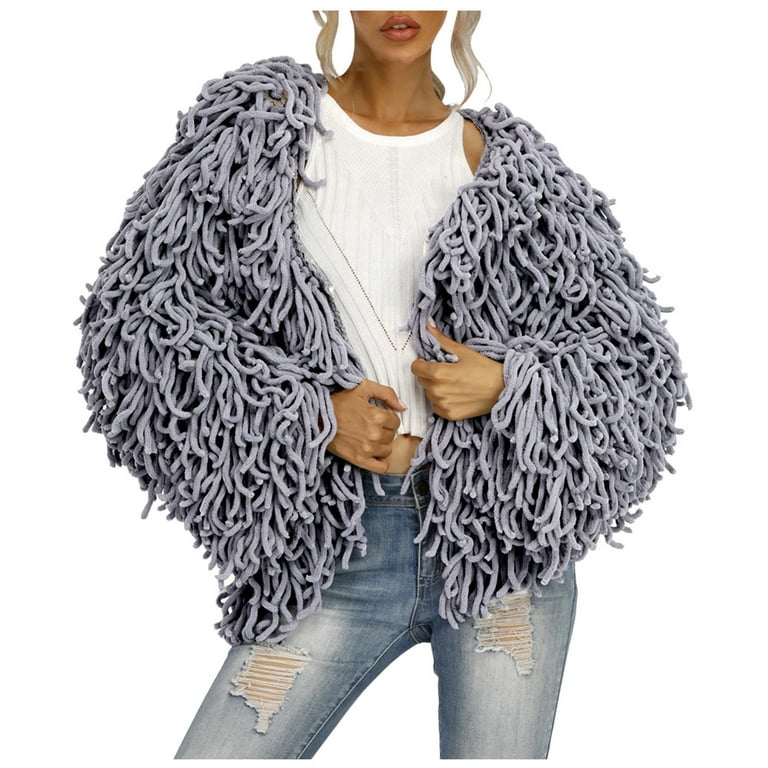 fringe sweater jacket