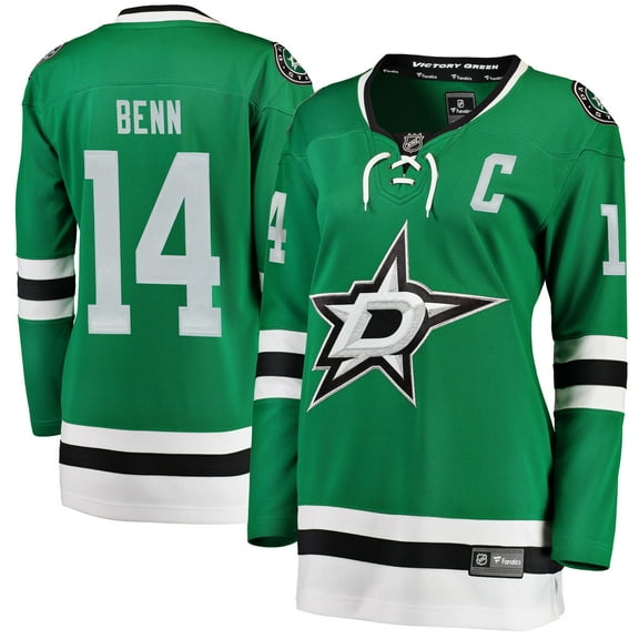 Women's Fanatics Jamie Benn Green Dallas Stars Home Breakaway Jersey