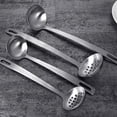 thumbnail image 3 of Stainless Steel Long Handle Hot Pot Soup Ladle Colander Spoon Kitchen Utensils, 3 of 9