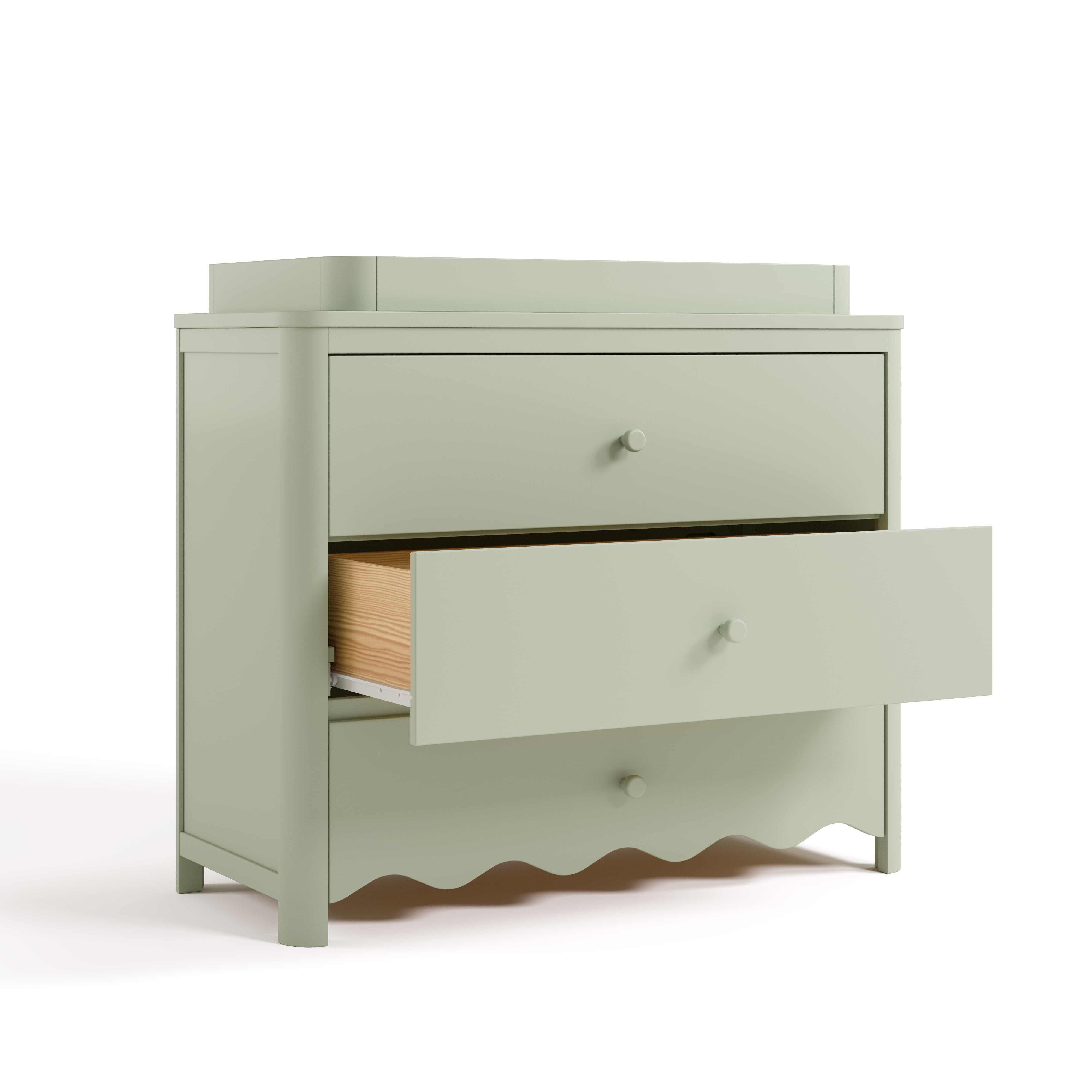 Art of Nursery by Storkcraft Casablanca 3 Drawer Chest with Removable Changing Topper, Sage