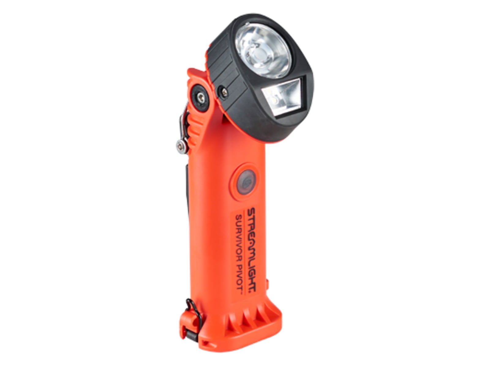 Streamlight Survivor Pivot C1D1 Safety-Rated Dual-Beam Articulating Flashlight, Orange