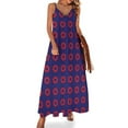 thumbnail image 1 of Phishman Robe Sans Manches Rouge Donut Tenues d'Été pour Femmes 2024 Robes Élégantes en Solde, 1 of 4
