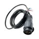 thumbnail image 3 of EeaseMX Cable adaptador de enchufe de 12 V con orificio redondo, estándar europeo, de 13 a 7 pines, convertidor eléctrico, arnés de cables para coche, camión, remolque, conector de 3 m (negro), 3 of 7