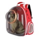 thumbnail image 3 of Transportín portátil para mascotas, mochila impermeable y espacial para gatos y perros pequeños. rojo, 3 of 8
