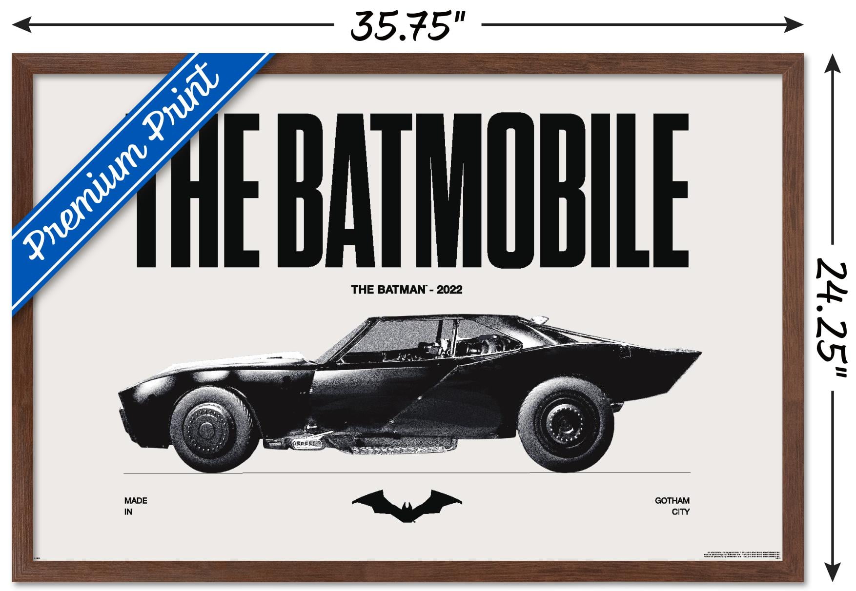 DC Comics Batman: 85th Anniversary - The Batmobile 2022 Wall