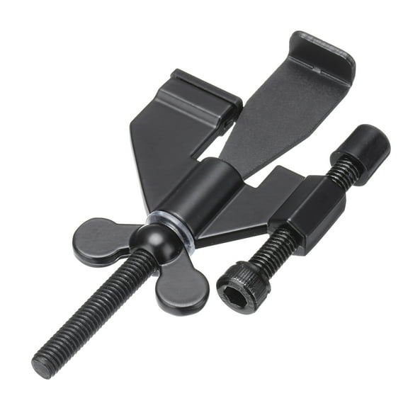 Black Portable Security Door Lock, Adjustable Hotel Door Lock Devices with Storage Bag, 1 Pack