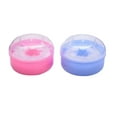 2pcs Fluffy Body Powder Case Talcum Powder Puff Container Box for Baby